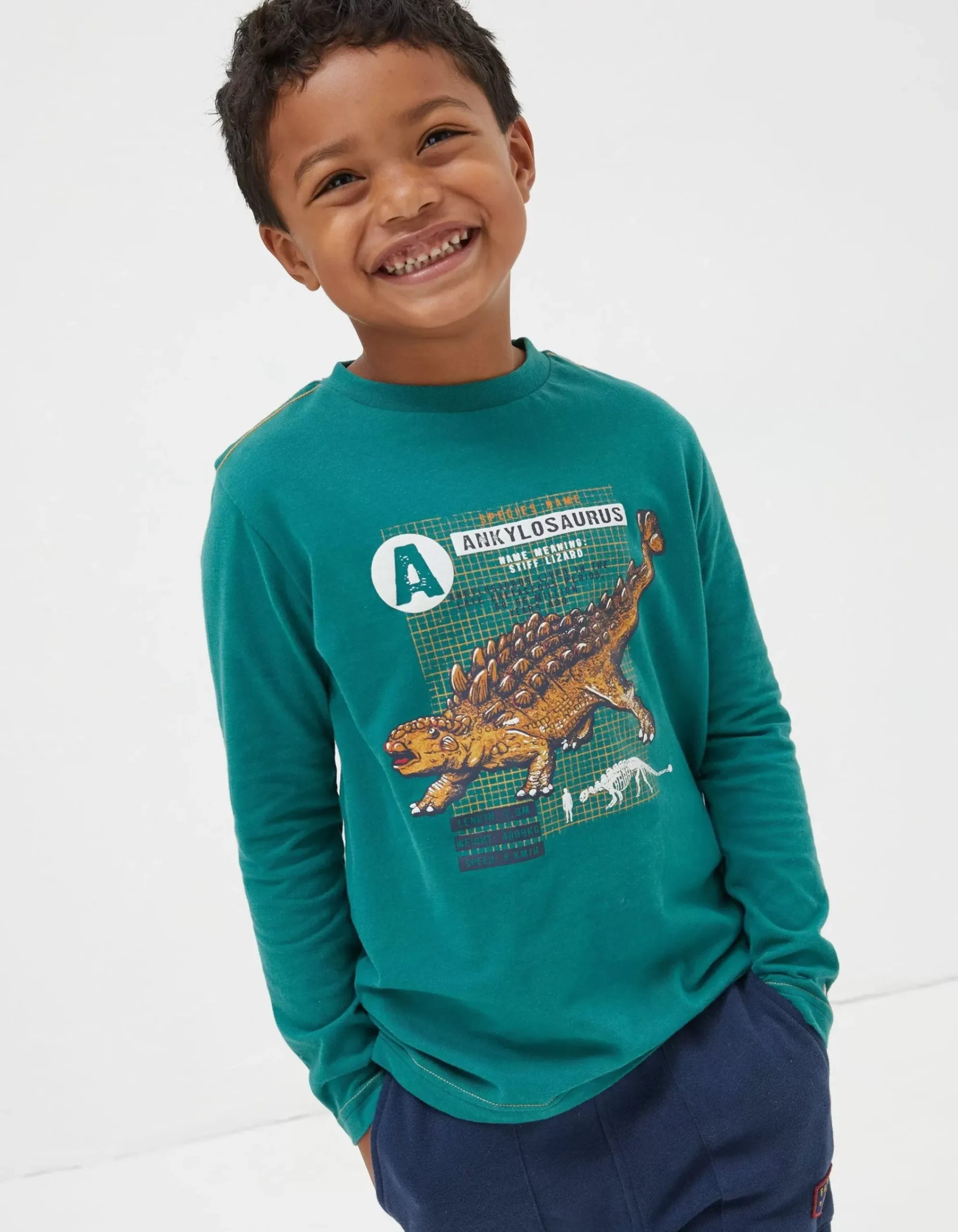 Boys FatFace View All|Ankylosaurus Graphic T Shirt
