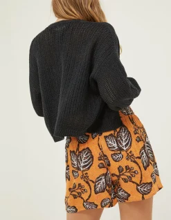 Women FatFace Knitwear|Anna Crochet Cardigan