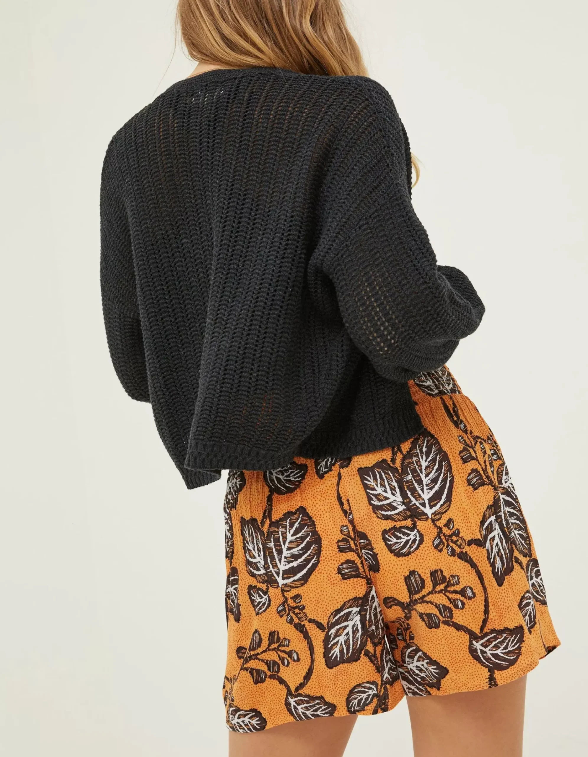 Women FatFace Knitwear|Anna Crochet Cardigan