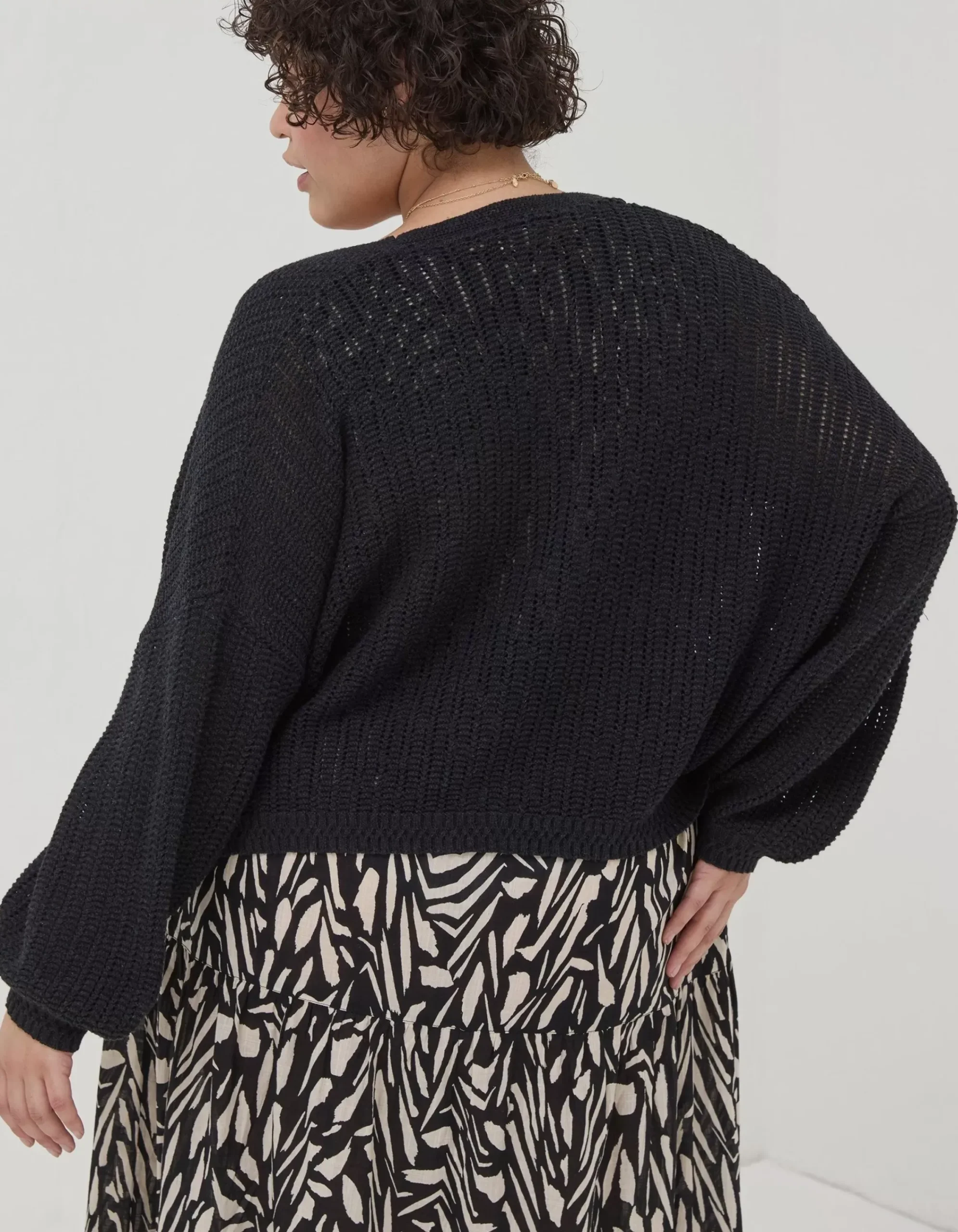 Women FatFace Knitwear|Anna Crochet Cardigan
