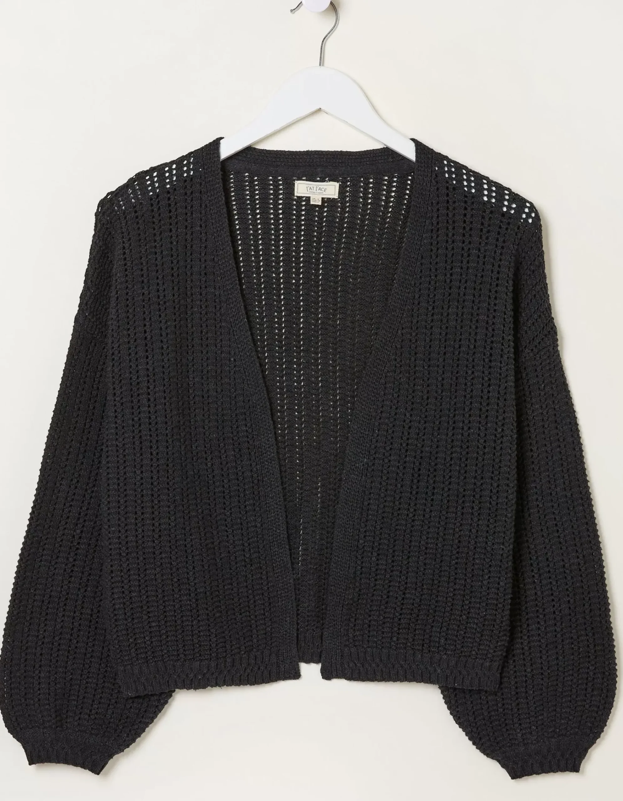 Women FatFace Knitwear|Anna Crochet Cardigan