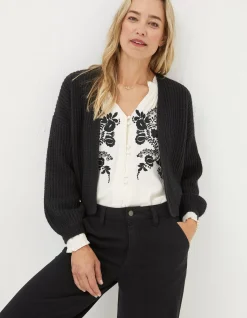 Women FatFace Knitwear|Anna Short Cardigan