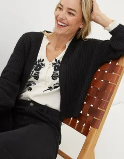 Women FatFace Knitwear|Anna Short Cardigan