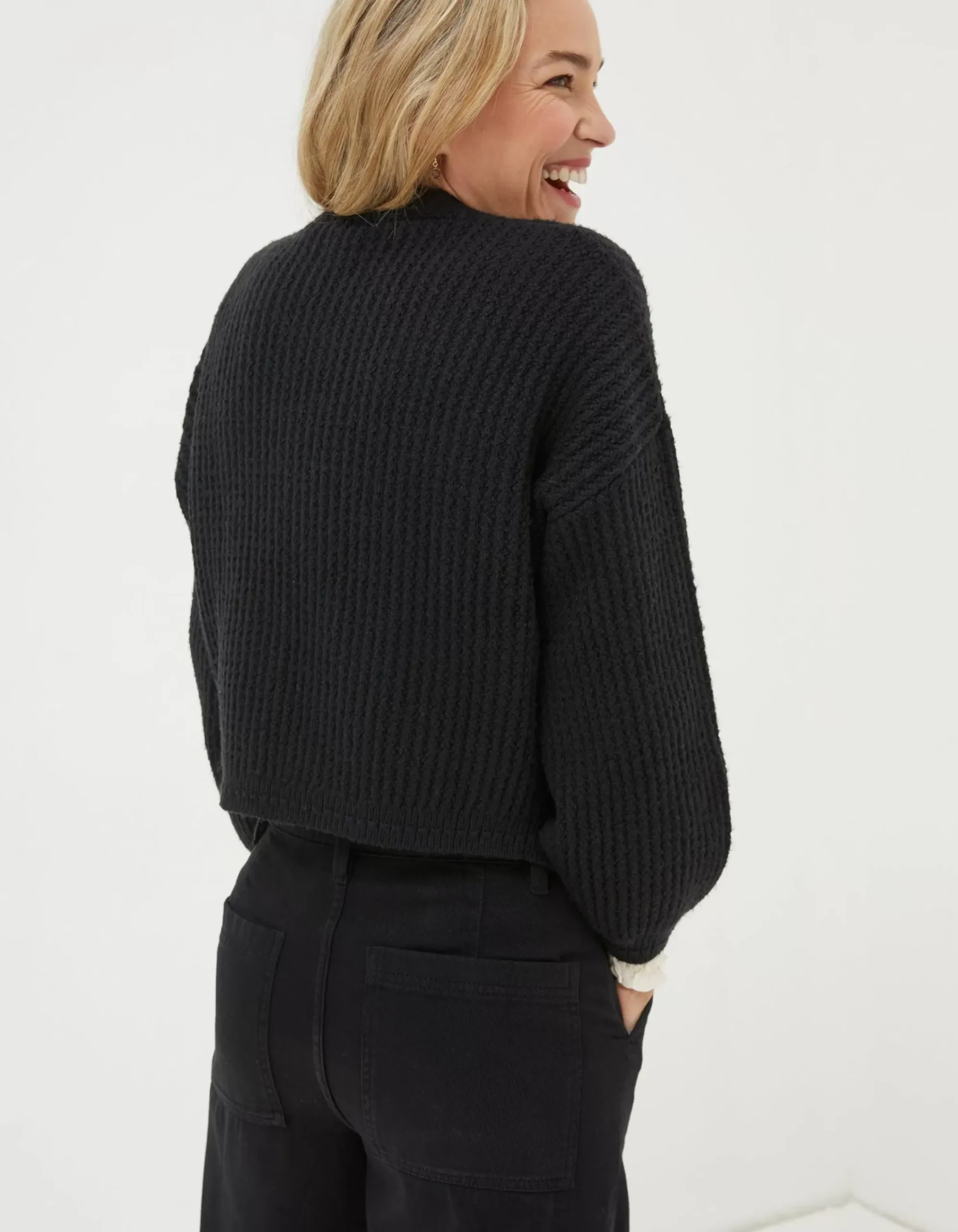 Women FatFace Knitwear|Anna Short Cardigan