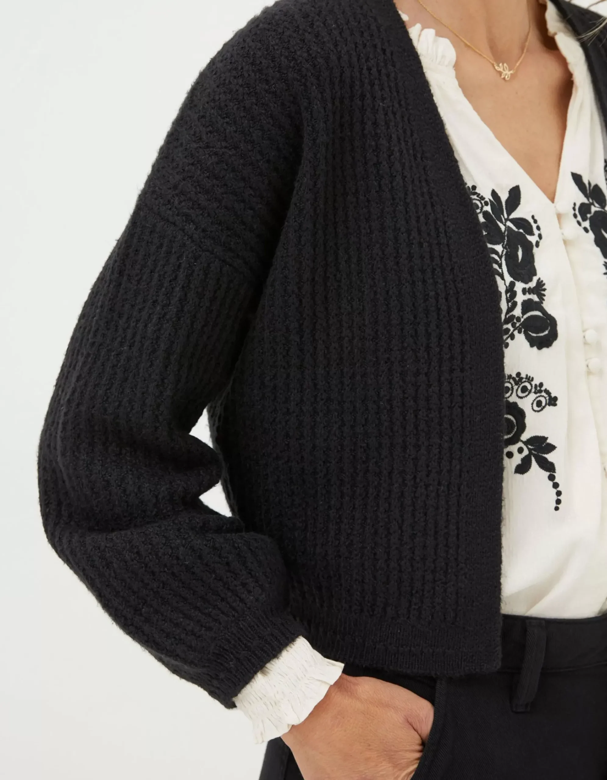 Women FatFace Knitwear|Anna Short Cardigan