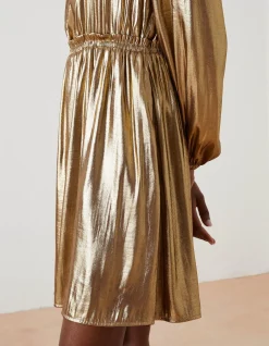 Women FatFace Dresses|Annabelle Metallic Dress