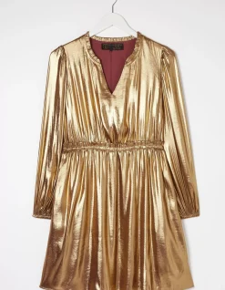 Women FatFace Dresses|Annabelle Metallic Dress