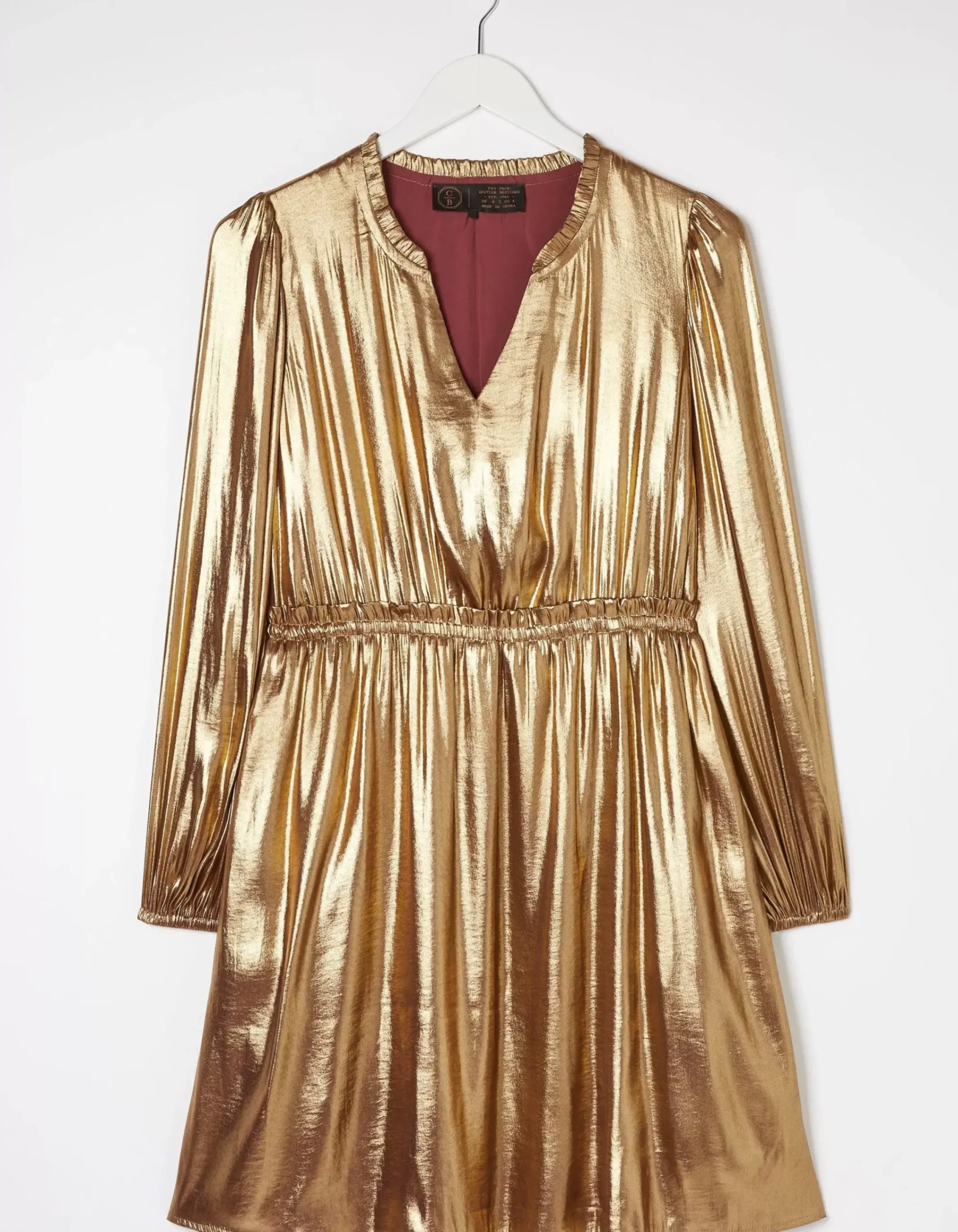 Women FatFace Dresses|Annabelle Metallic Dress