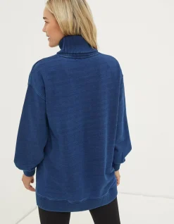 Women FatFace Sweatshirts & Hoodies|Arabella Roll Neck Tunic