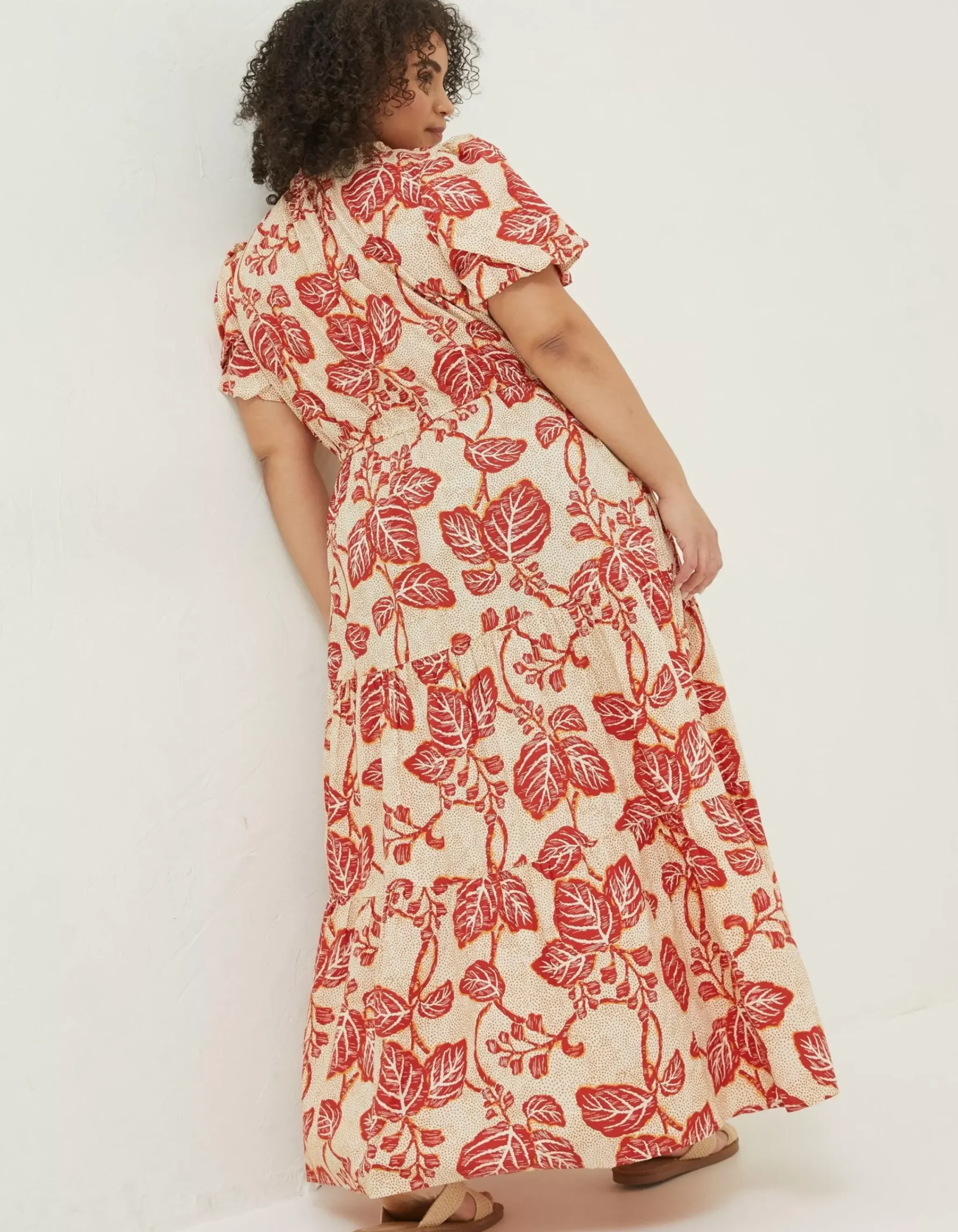 Women FatFace Dresses|Aubrey Vine Floral Maxi Dress