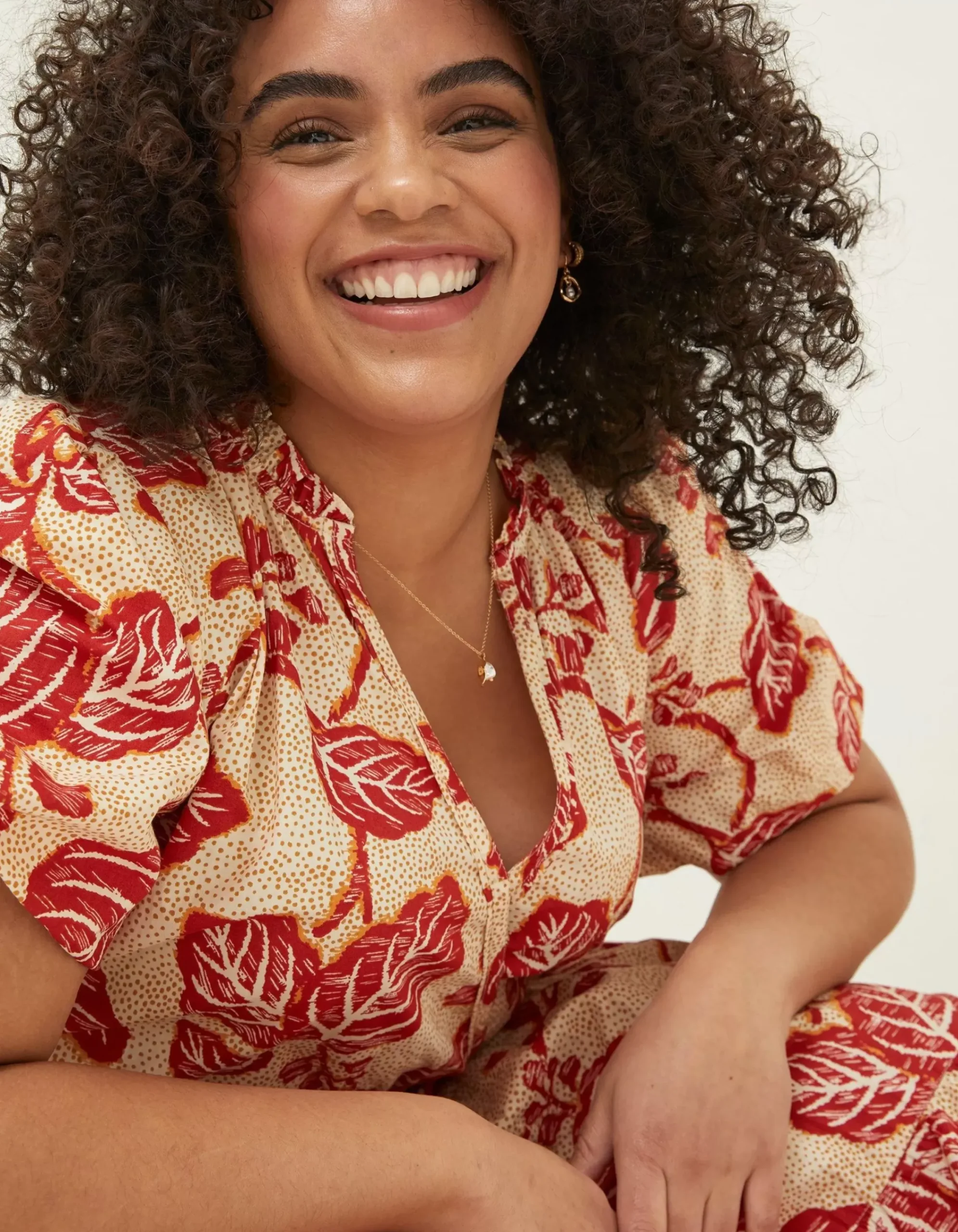 Women FatFace Dresses|Aubrey Vine Floral Maxi Dress