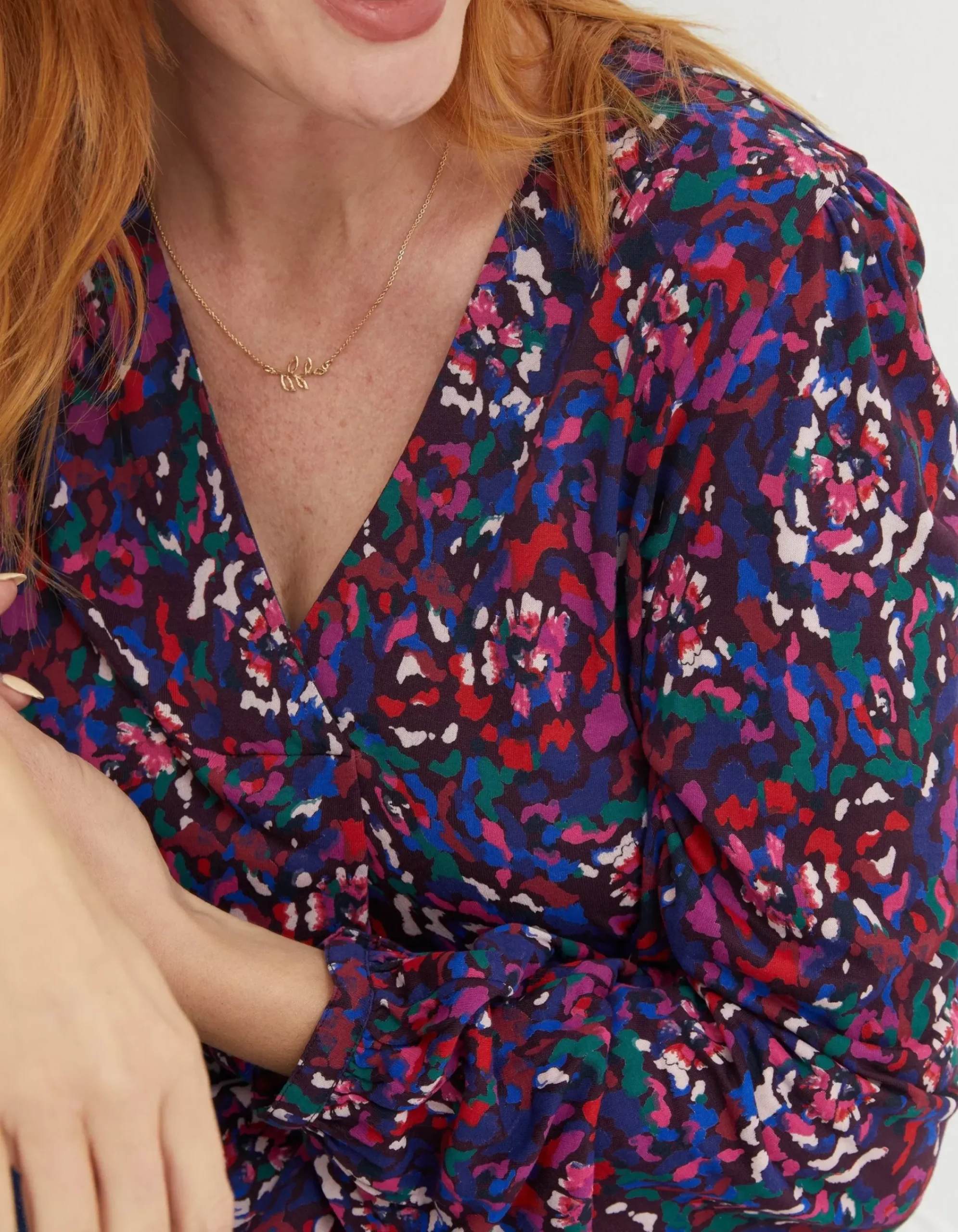 Women FatFace Tops & T-Shirts|Aurelia Abstract Marks Tunic