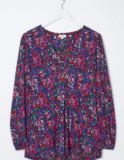 Women FatFace Tops & T-Shirts|Aurelia Abstract Marks Tunic
