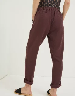 Women FatFace Trousers & Leggings|Austell Linen Blend Jogger