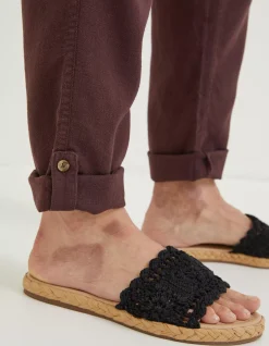 Women FatFace Trousers & Leggings|Austell Linen Blend Jogger