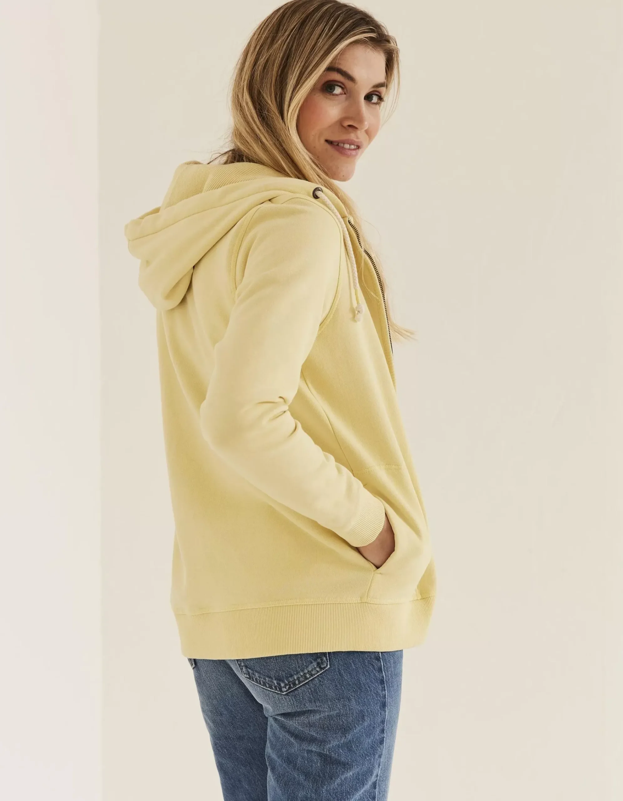 Women FatFace Sweatshirts & Hoodies|Ava Zip Thru Hoodie