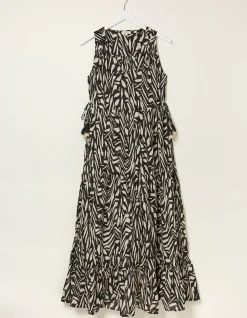 Women FatFace Dresses|Avery Paint Stroke Midi Dress