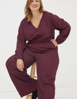 Women FatFace View All|Avery Wide Leg Jumpsuit