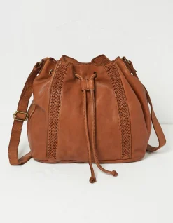 Women FatFace View All|Awna Leather Bucket Bag