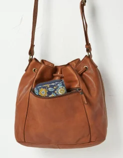 Women FatFace View All|Awna Leather Bucket Bag