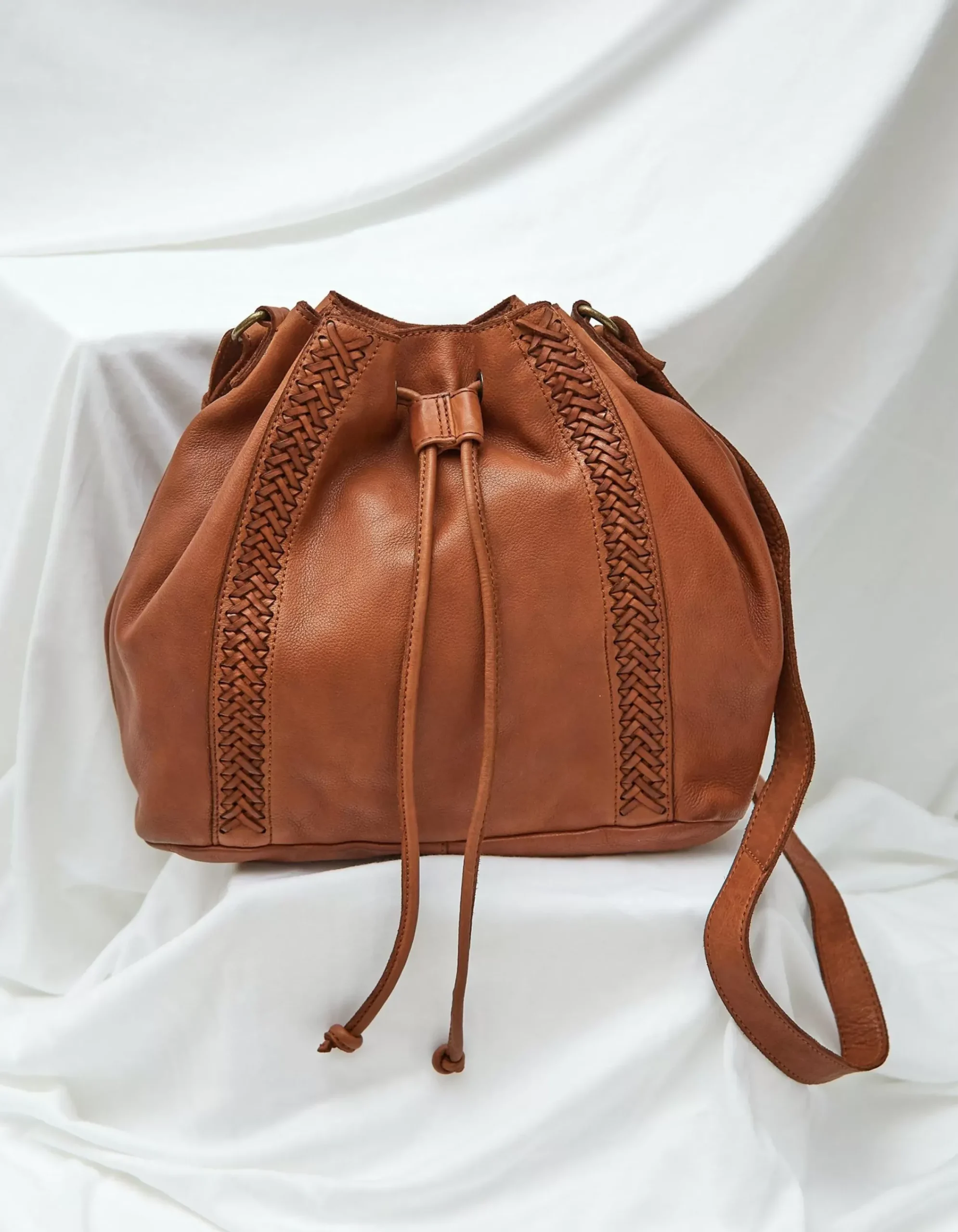 Women FatFace View All|Awna Leather Bucket Bag