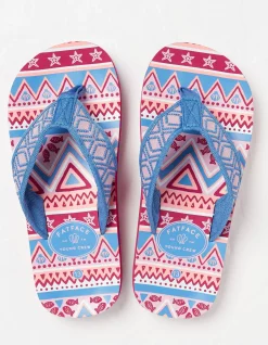 Girls FatFace View All|Aztec Flip Flops
