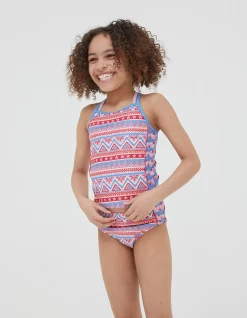 Girls FatFace View All|Aztec Tankini