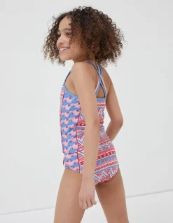 Girls FatFace View All|Aztec Tankini