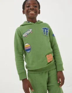 Boys FatFace View All|Badge Popover Hoodie