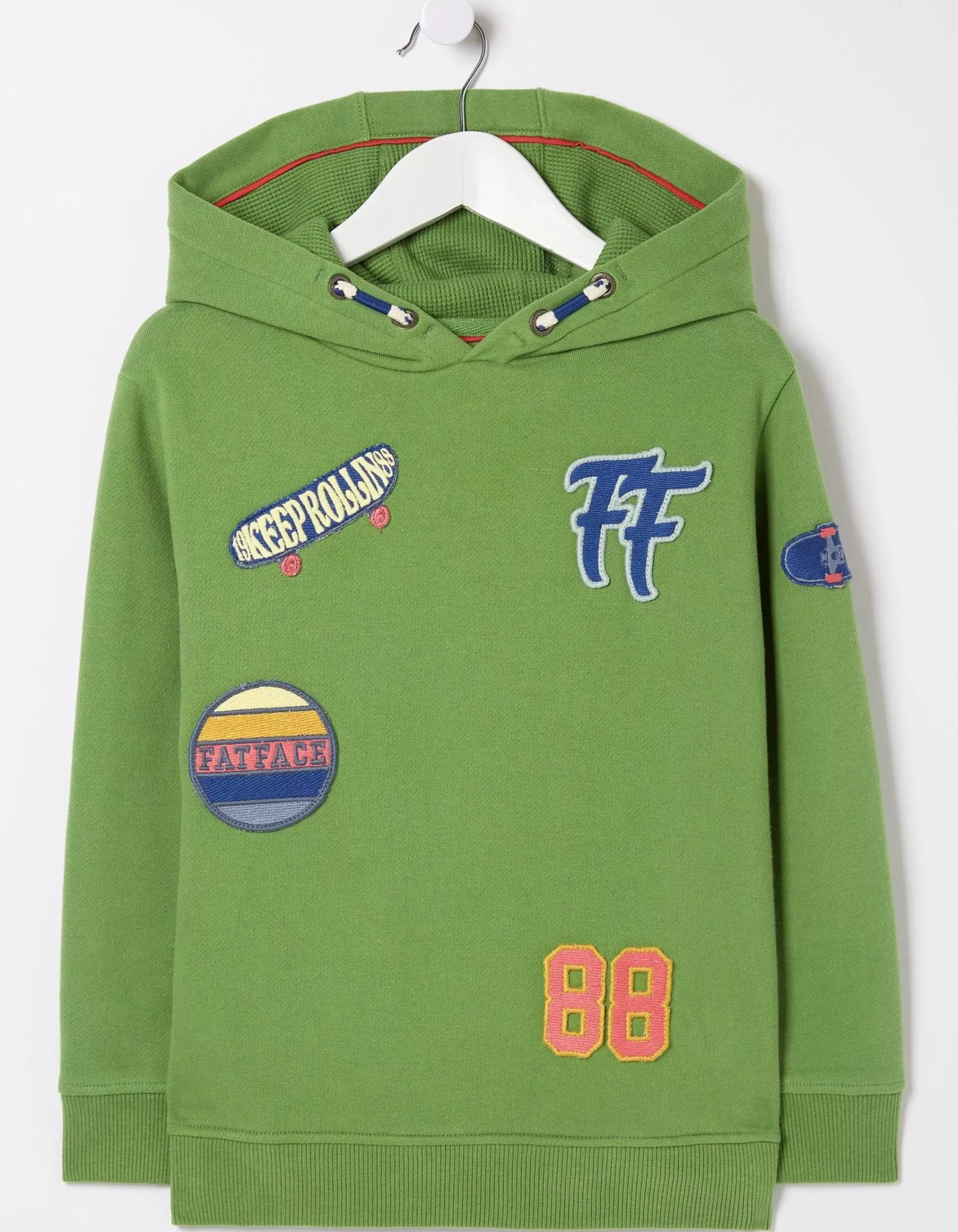 Boys FatFace View All|Badge Popover Hoodie