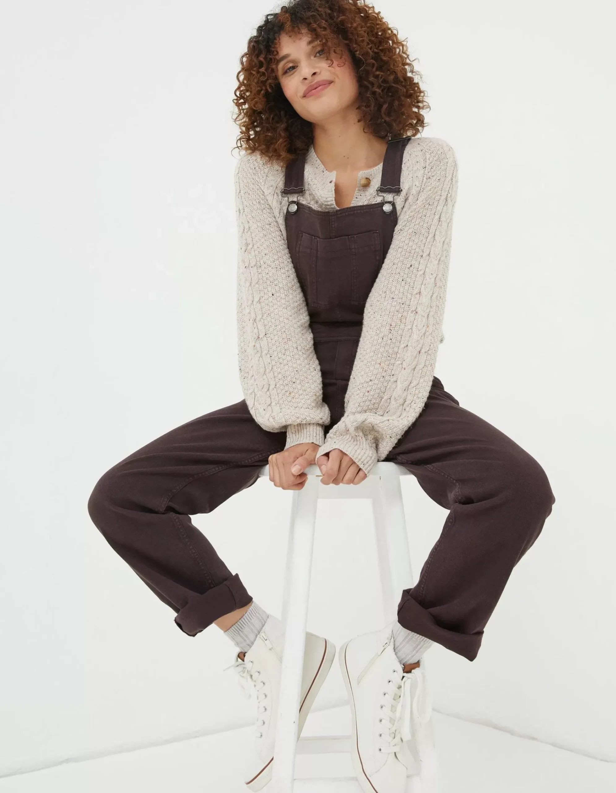 Women FatFace Trousers & Leggings|Banbury Canvas Dungaree