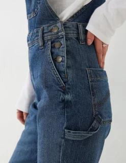 Women FatFace Jumpsuits & Playsuits|Banbury Straight Leg Denim Dungarees