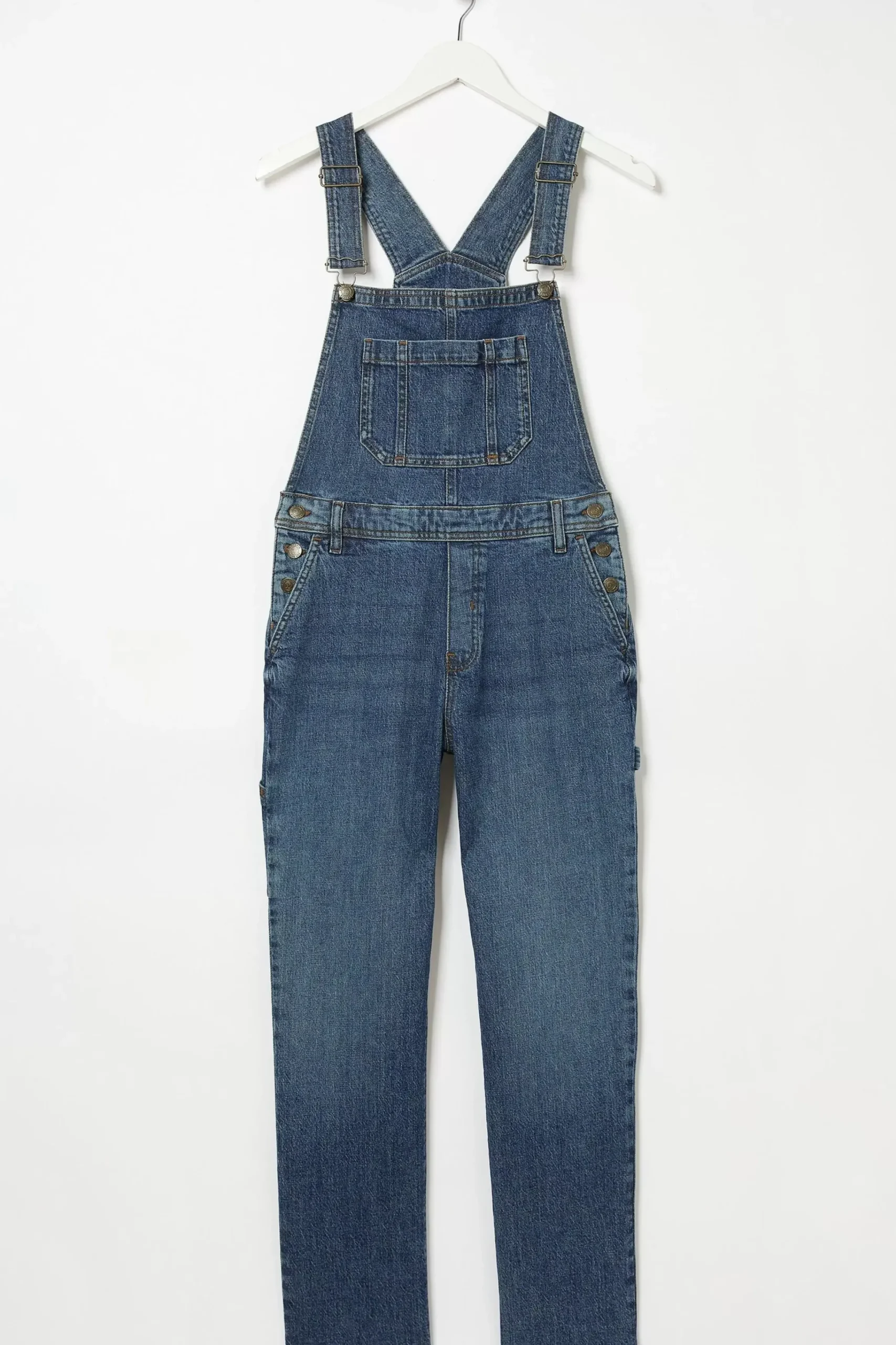 Women FatFace Jumpsuits & Playsuits|Banbury Straight Leg Denim Dungarees