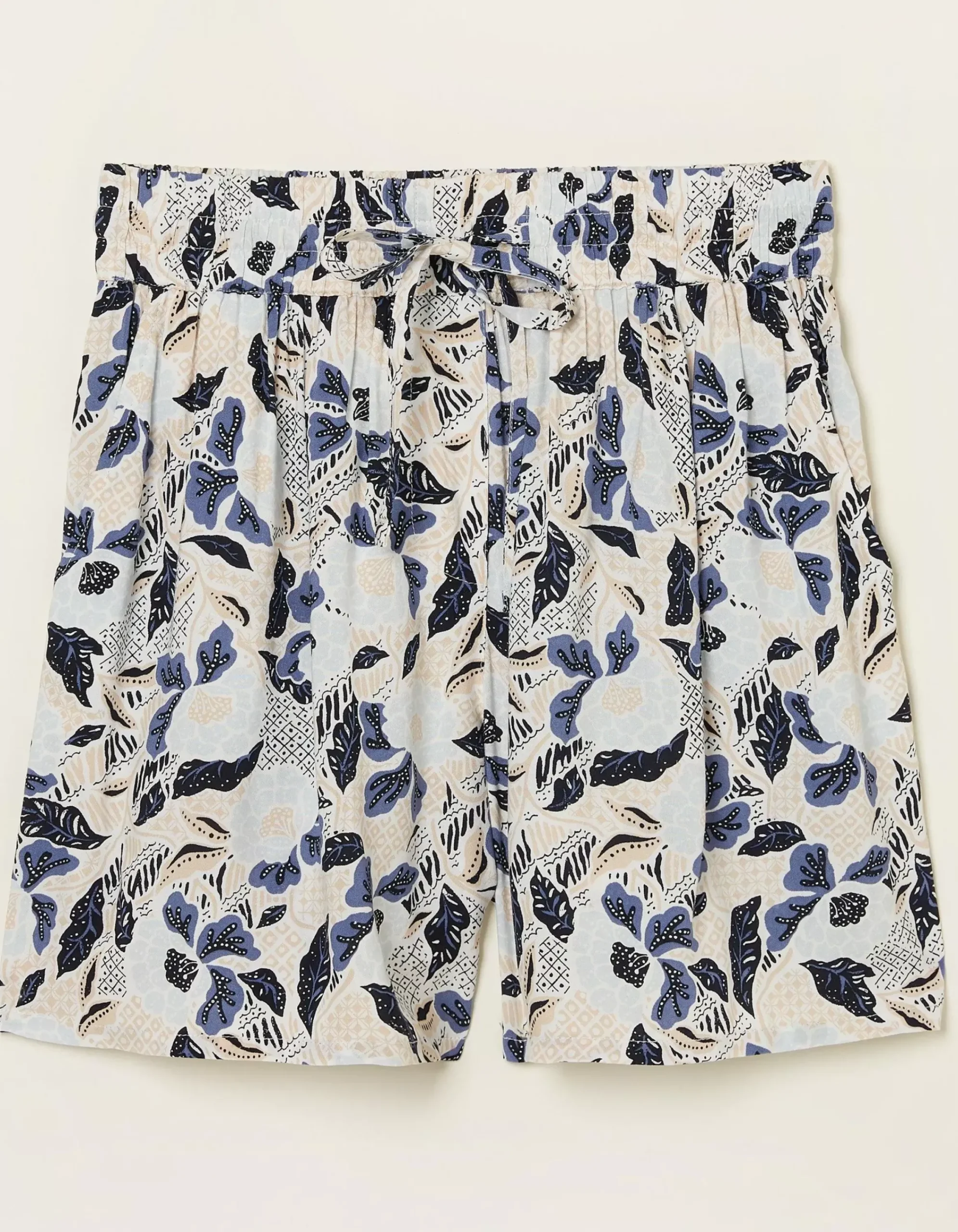 Women FatFace Shorts|Batik Flower Flippy Shorts
