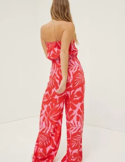 Women FatFace Jumpsuits & Playsuits|Beach Wear Bennie Ikat Jumpsuit
