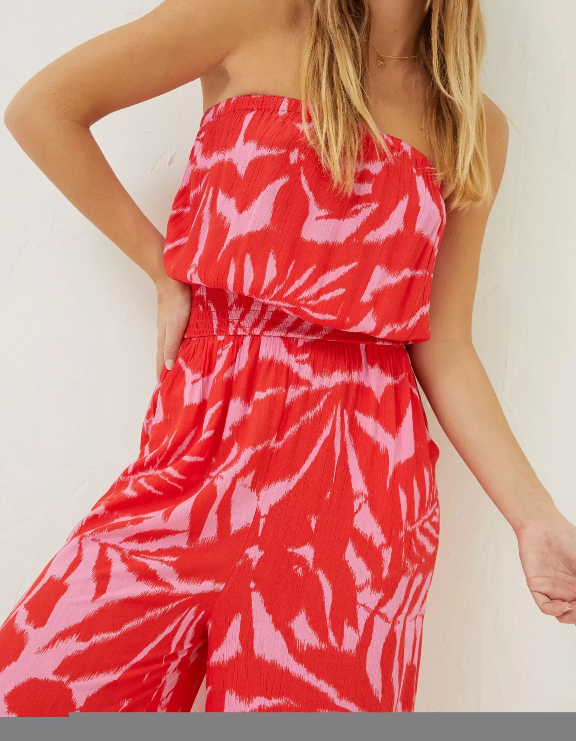 Women FatFace Jumpsuits & Playsuits|Beach Wear Bennie Ikat Jumpsuit