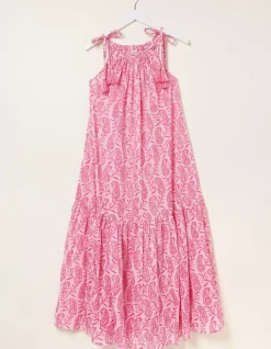 Women FatFace Dresses|Beachwear Ayanna Paisley Midi Dress