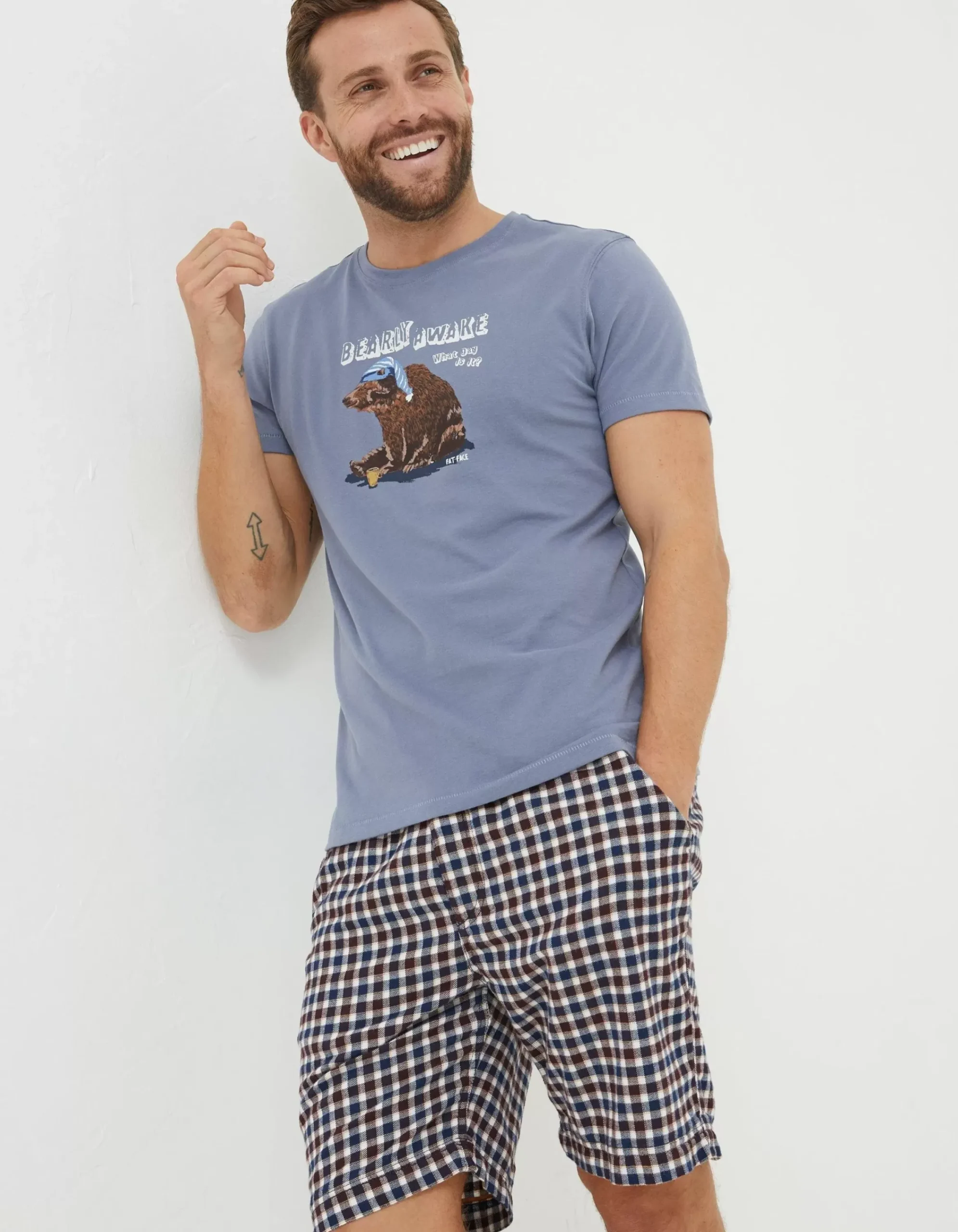 Men FatFace View All|Bearly Awake T-Shirt