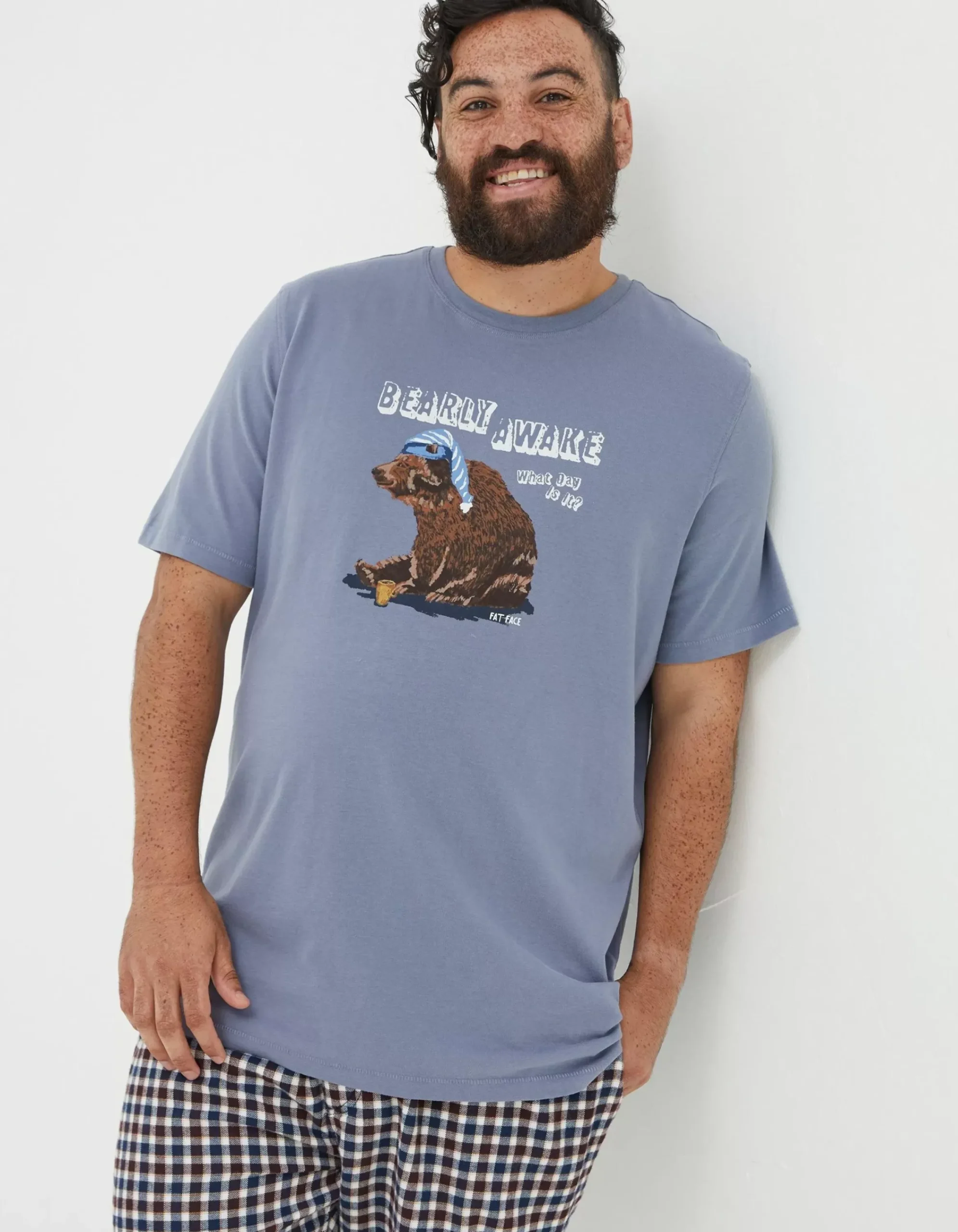 Men FatFace View All|Bearly Awake T-Shirt