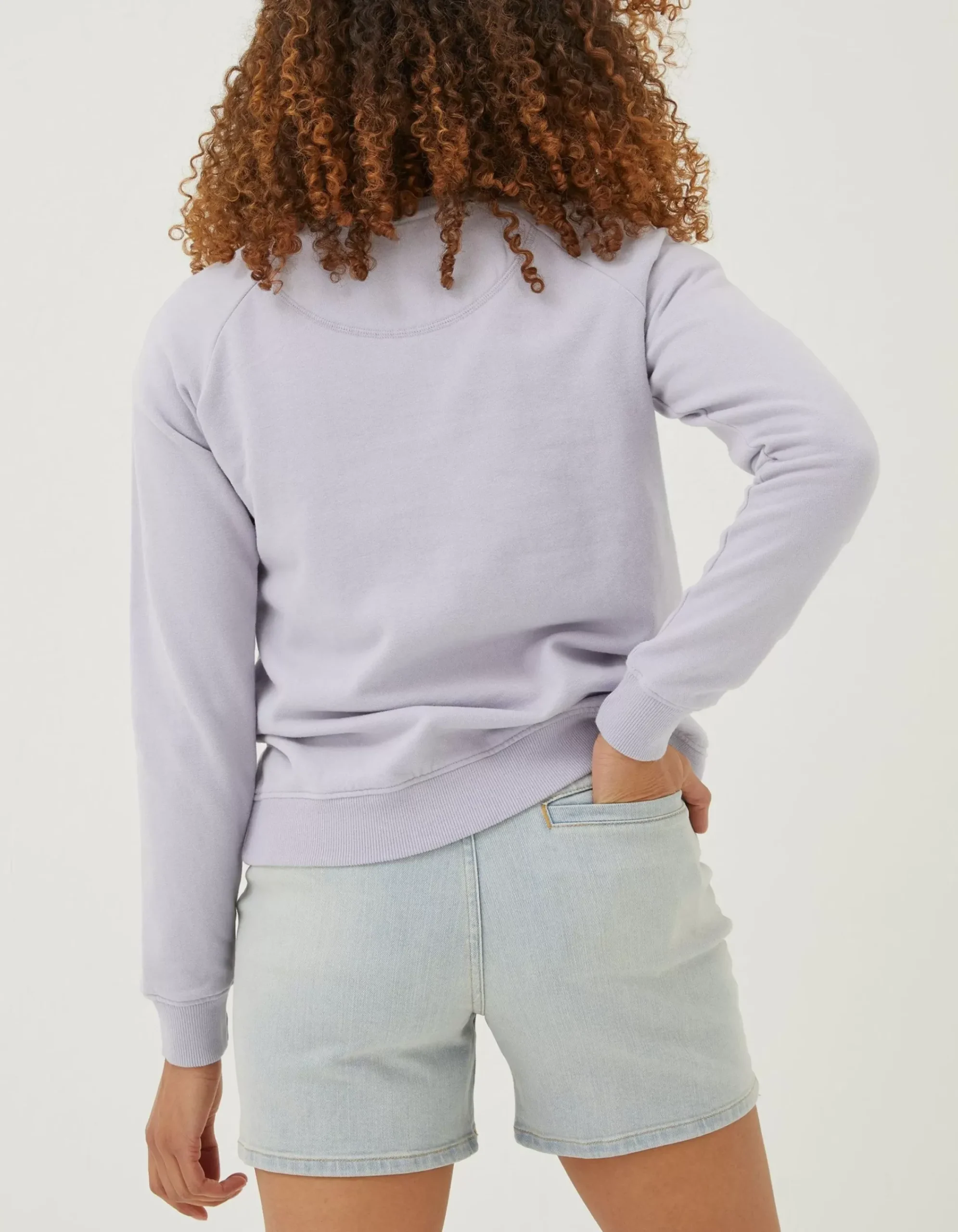 Women FatFace Sweatshirts & Hoodies|Becky Summer Graphic Crew Sweatshirt