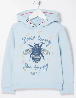 Girls FatFace View All|Bee Hooded Sweat