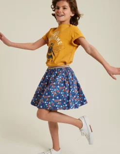 Girls FatFace View All|Bee Print Skirt