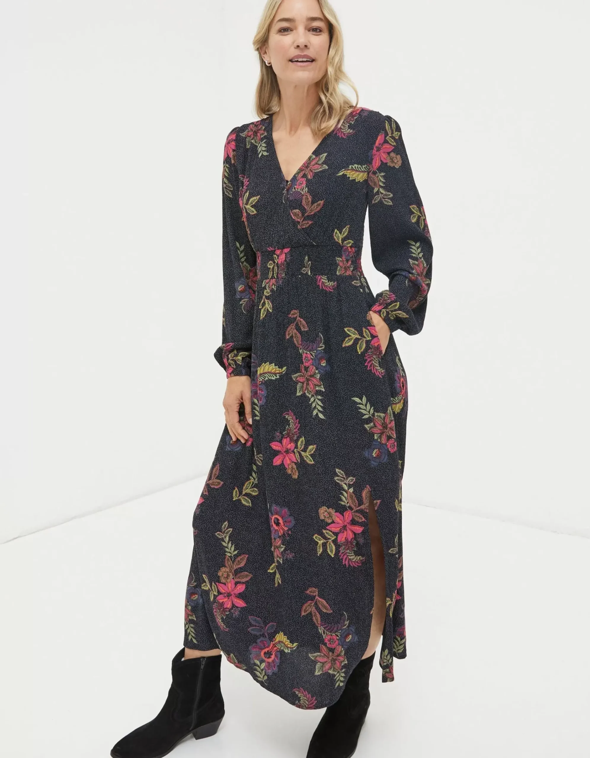 Women FatFace View All|Bennie Floral Midi Dress