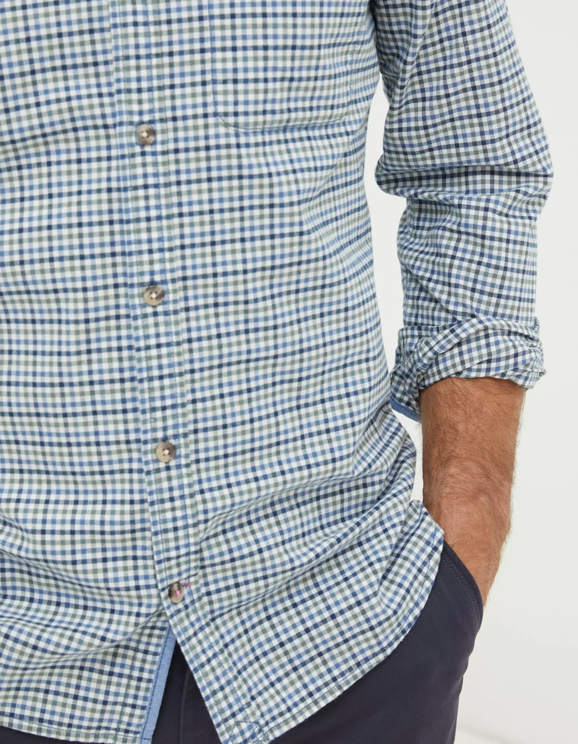 Men FatFace Shirts|Benton Gingham Shirt