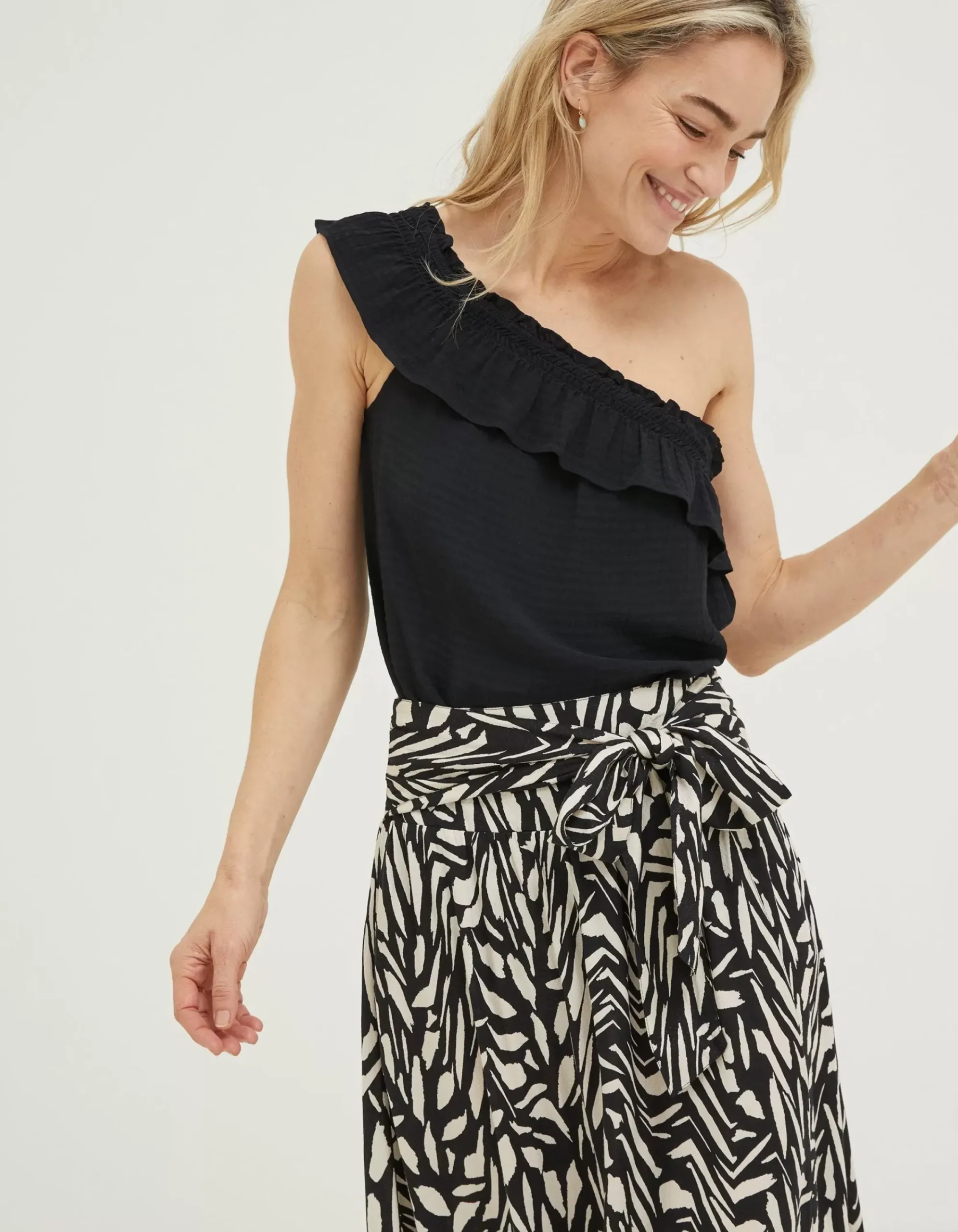 Women FatFace Shirts & Blouses|Bernie Asymmetric Cami Top