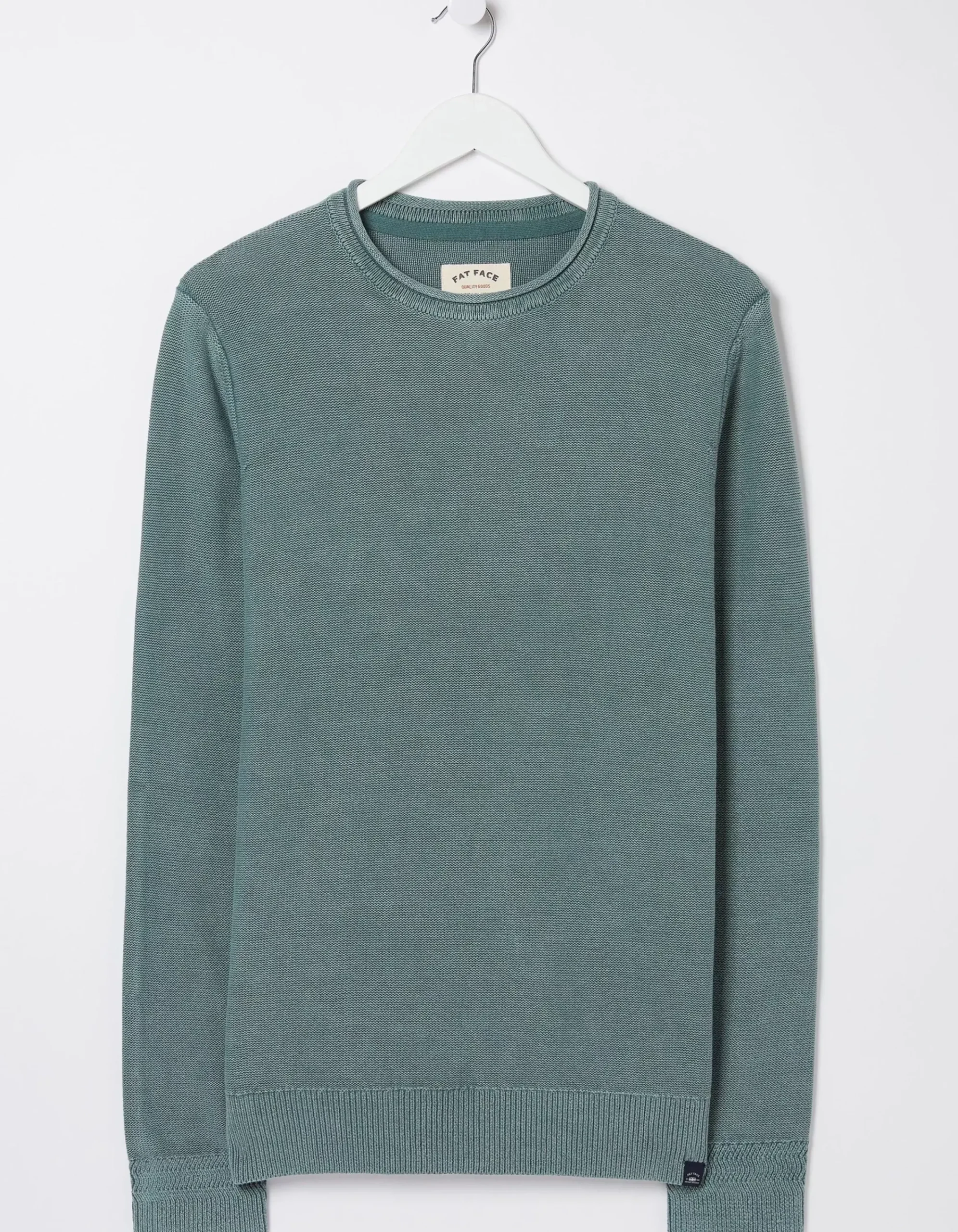 Men FatFace View All|Berwick Washed Crew Jumper