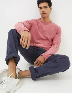 Men FatFace View All|Berwick Washed Crew Jumper