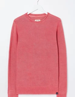 Men FatFace View All|Berwick Washed Crew Jumper