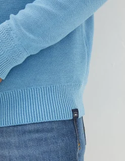 Men FatFace View All|Berwick Washed Half Neck