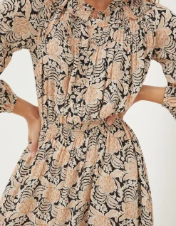 Women FatFace Dresses|Beth Damask Floral Maxi Dress